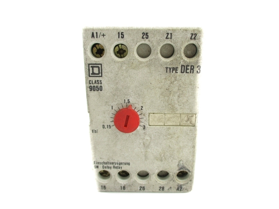 SQUARE D 9050DER3 SER. A 220V 0.15S-3S UNMP