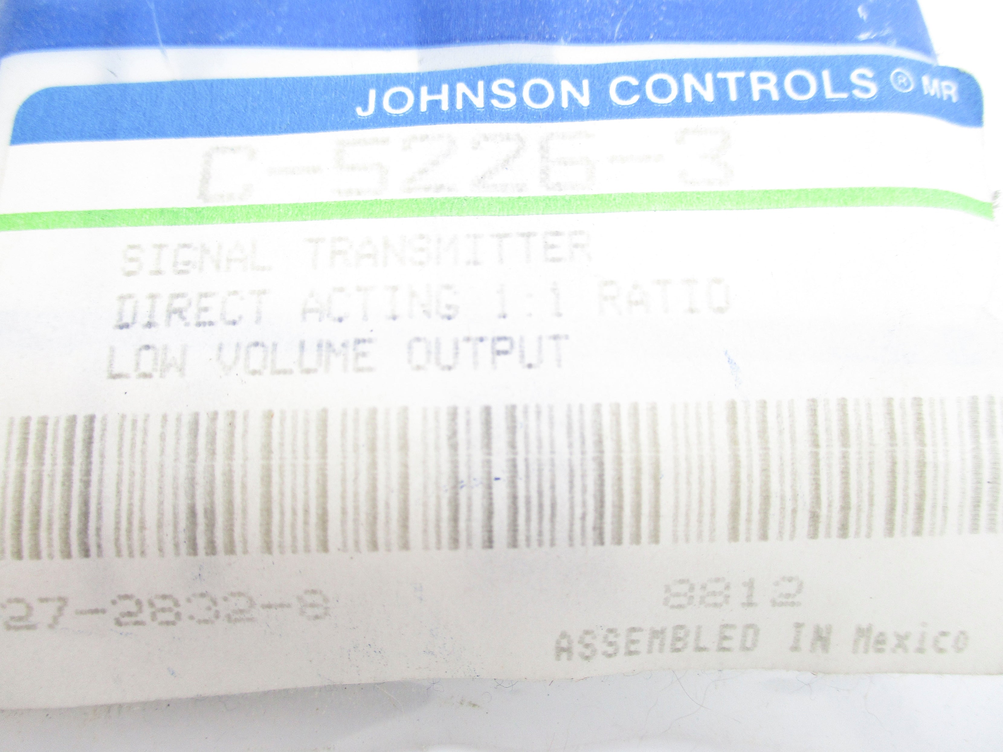 JOHNSON CONTROLS C-5226-3 NSMP