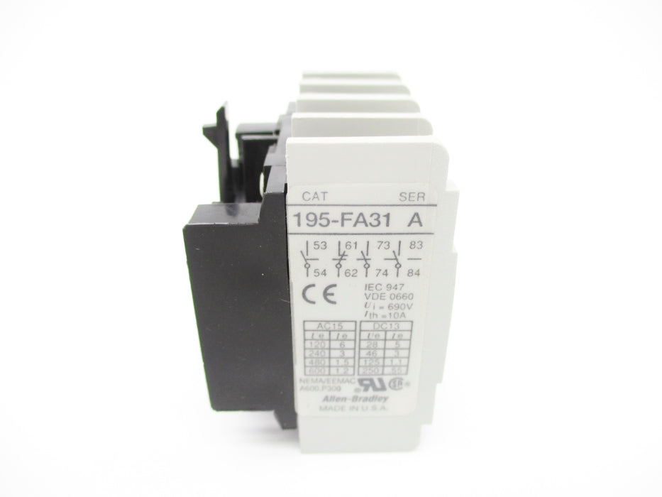 INDUSTRIAL SPARE PART 195-FA31 SER. A 600VAC 1.2A (GY/BL) NSMP