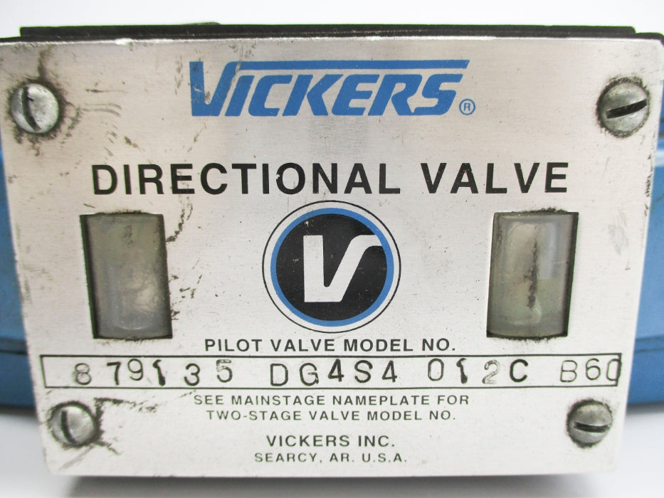VICKERS DG4S4012CB60 879135 110/120V UNMP
