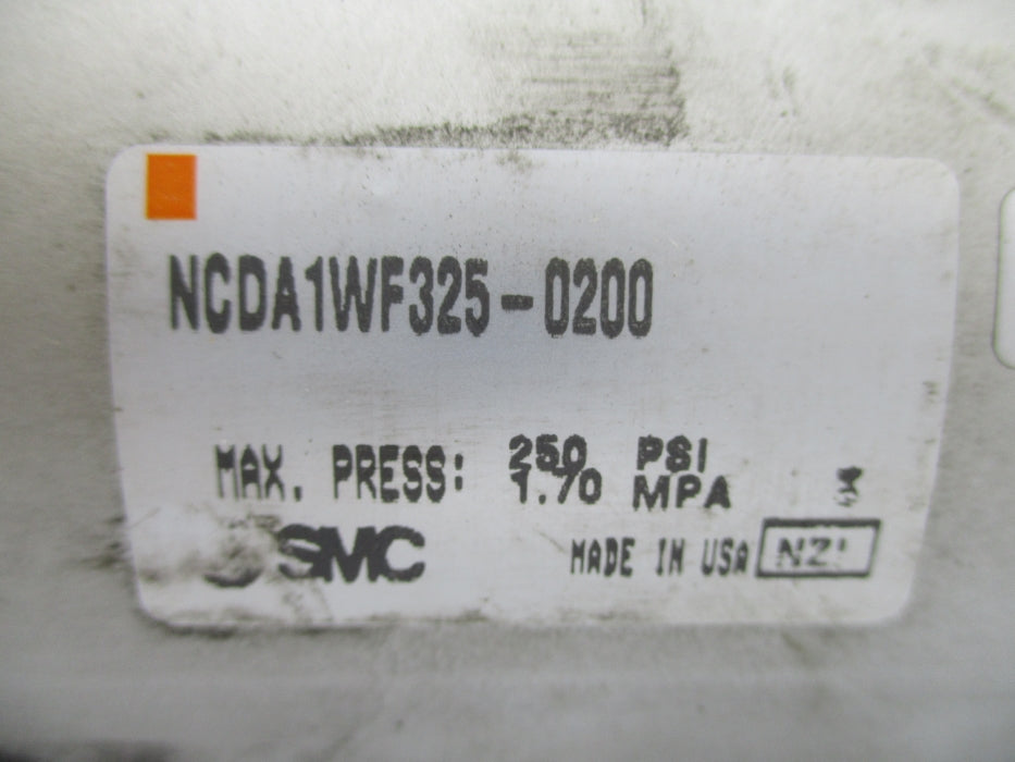 SMC NCDA1WF325-0200 250PSI (AS PICTURED) UNMP