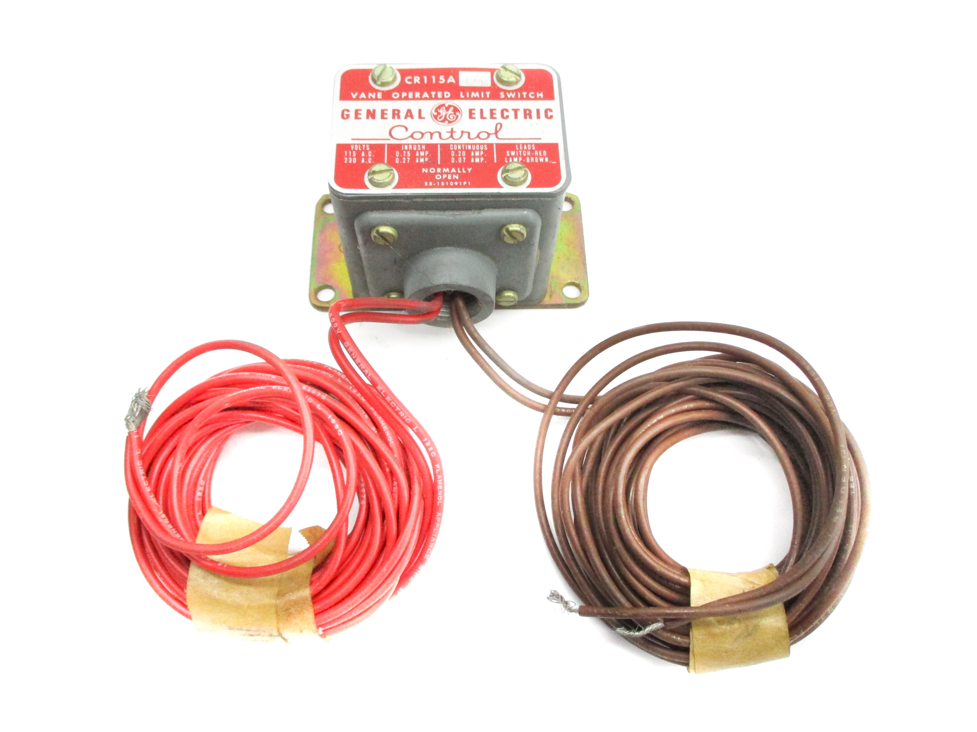 GENERAL ELECTRIC CR115A17AC 115/230VAC 0.75/0.27A NSNP