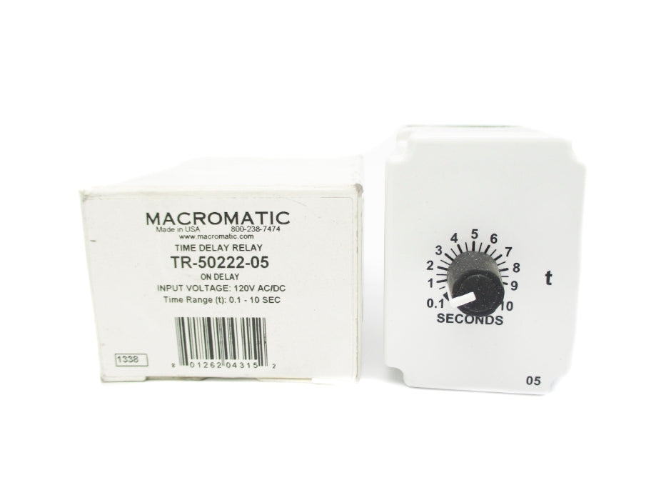 MACROMATIC TR-50222-05 120VAC/DC 0.1-10S NSMP