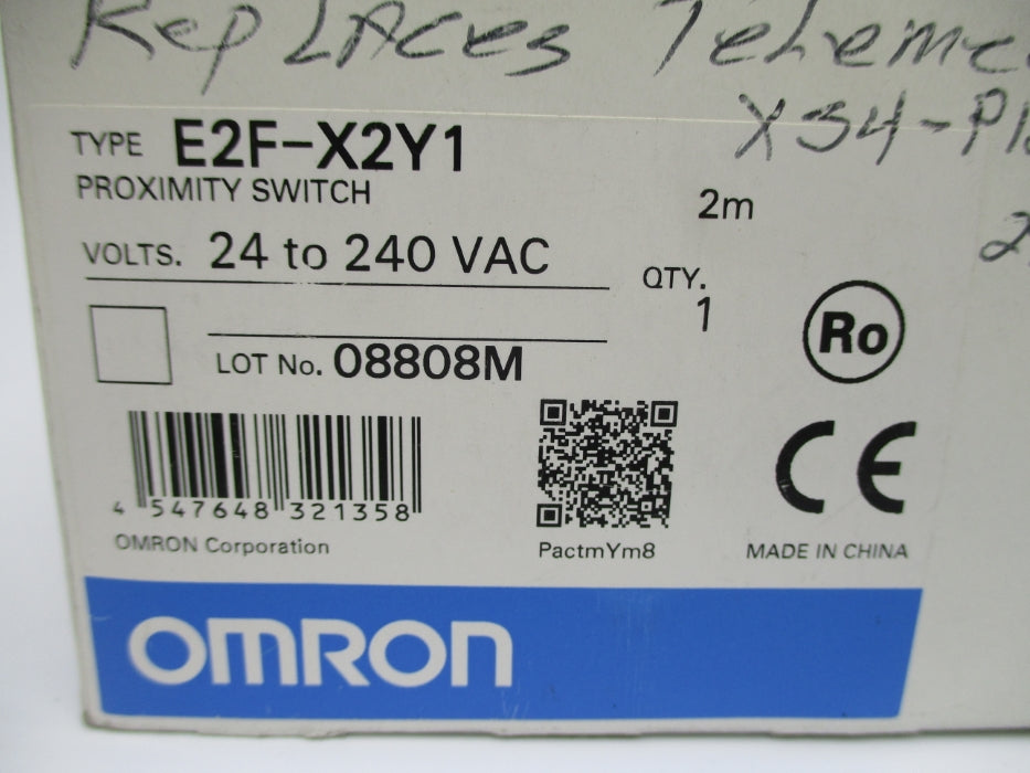OMRON E2F-X2Y1 24-240VAC 2M NSMP