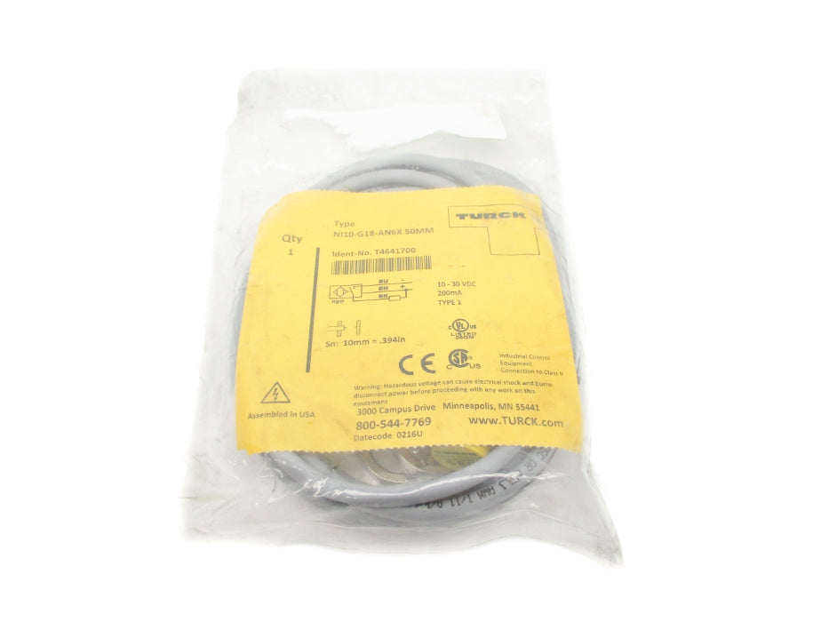 TURCK NI10-G18-AN6X-50MM T4641700 NSMP
