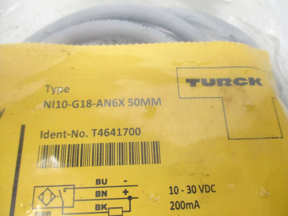 TURCK NI10-G18-AN6X-50MM T4641700 NSMP