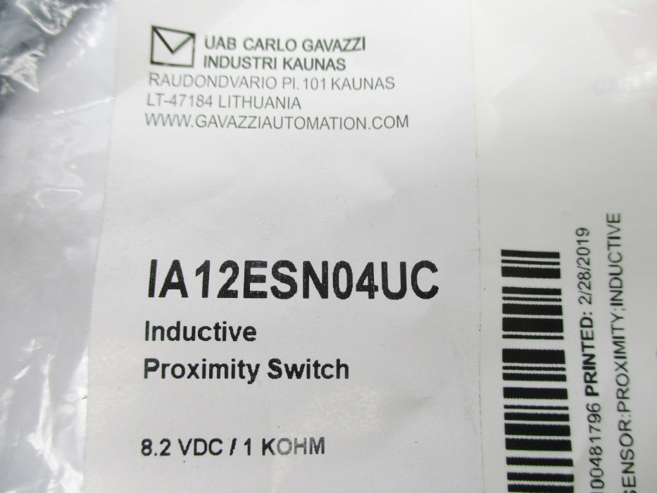 CARLO GAVAZZI IA12ESN04UC NSMP