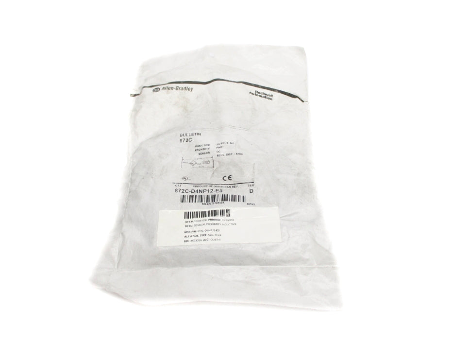 ALLEN BRADLEY 872C-D4NP12-E5 SER. D NSMP