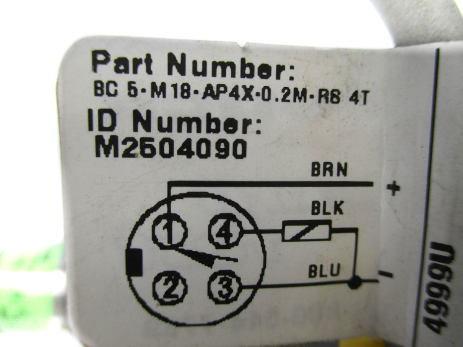 BANNER ENGINEERING BC5-M18-AP4X-0.2M-R84T M2504090 NSNP