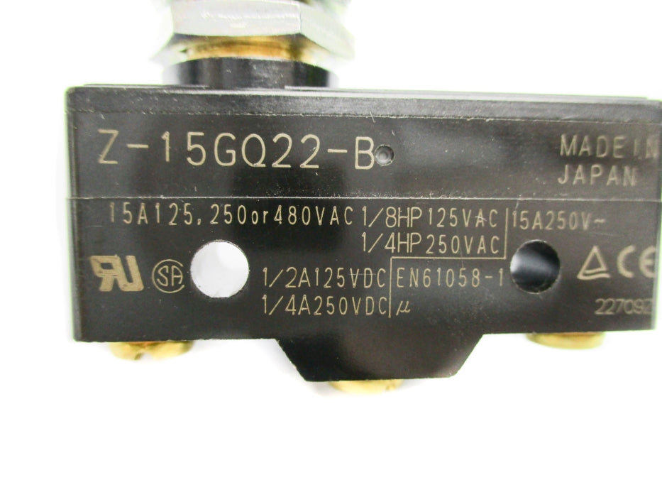 OMRON Z-15GQ22-B 480VAC 15A NSNP