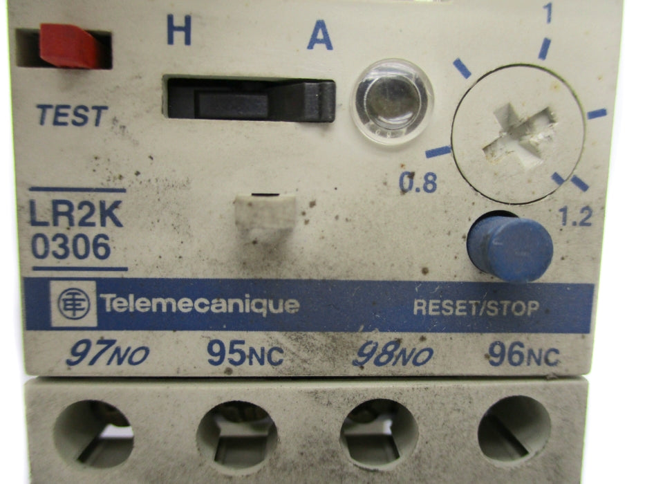 TELEMECANIQUE LR2K0306 0.8-1.2A (AS PICTURED1) NSNP