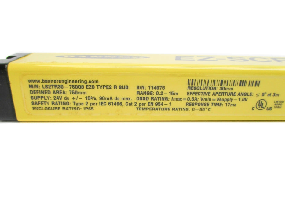 BANNER ENGINEERING LS2TR30-750Q8 NSNP