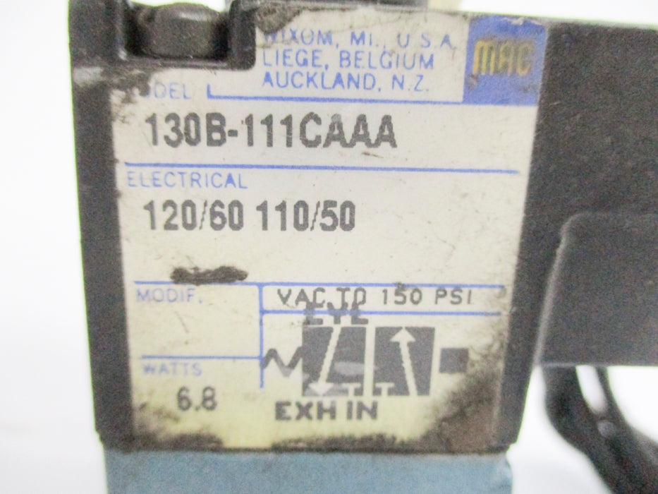 MAC 130B-111CAAA 150PSI 110/120V UNMP