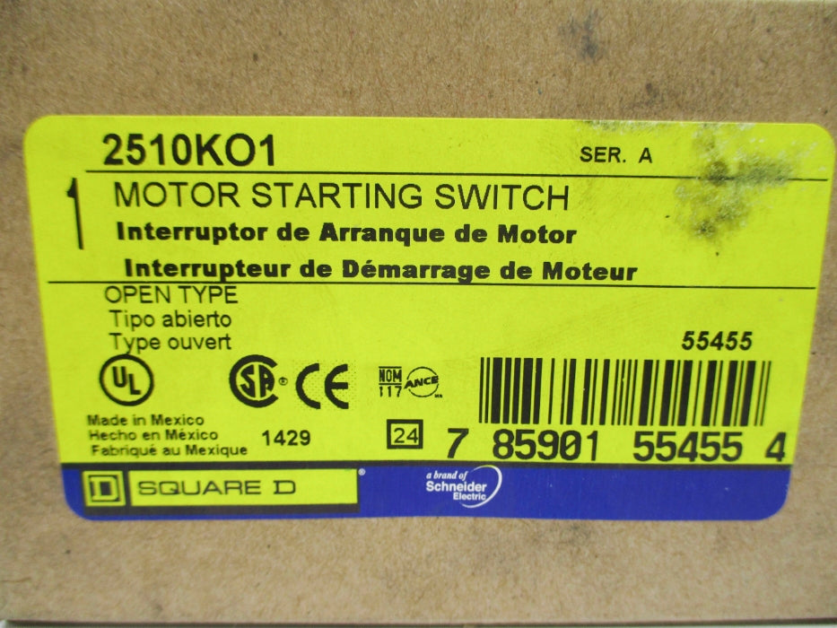 SQUARE D 2510KO1 SER. A (AS PICTURED1) NSMP