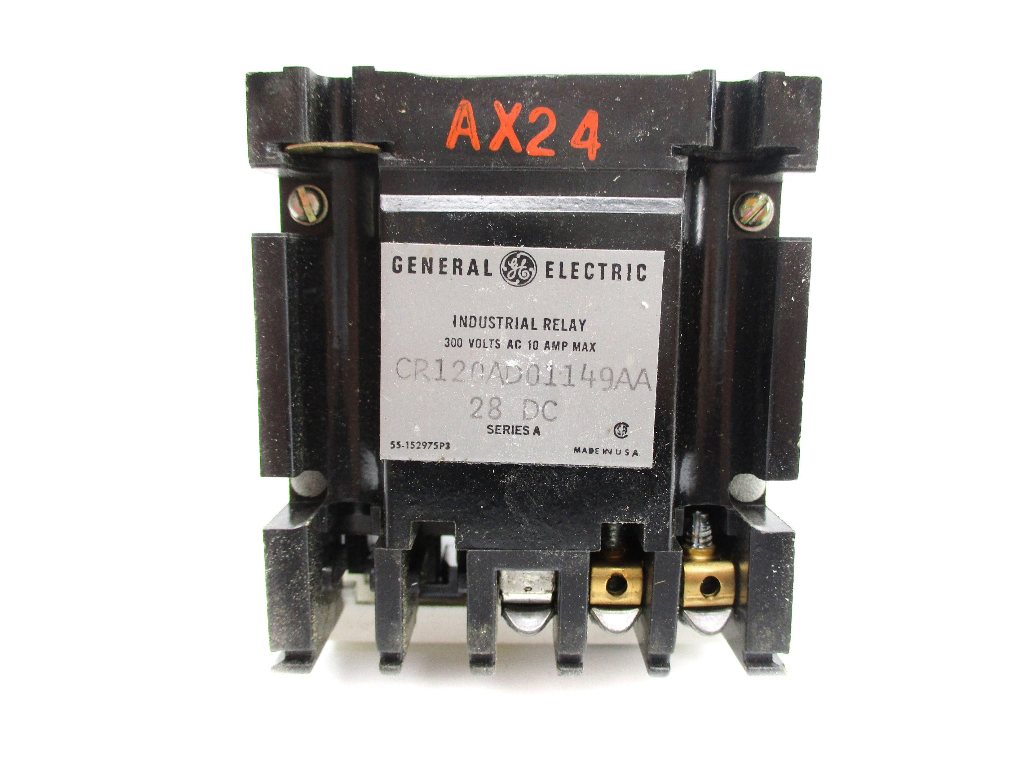 GENERAL ELECTRIC CR120AD01149AA SER. A 28VDC 10A NSNP