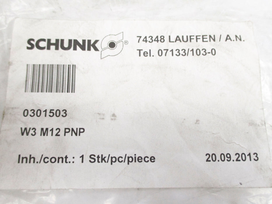 SCHUNK 0301503 W3M12PNP NSMP