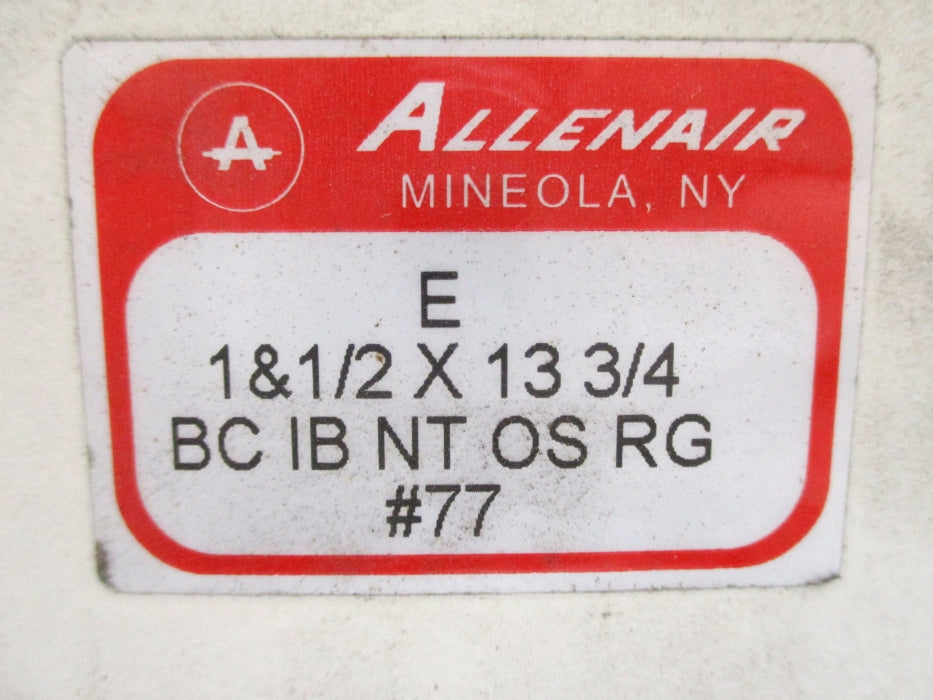ALLENAIR E1-1/2X13-3/4-BC-IB-NT-OS-RG NSMP