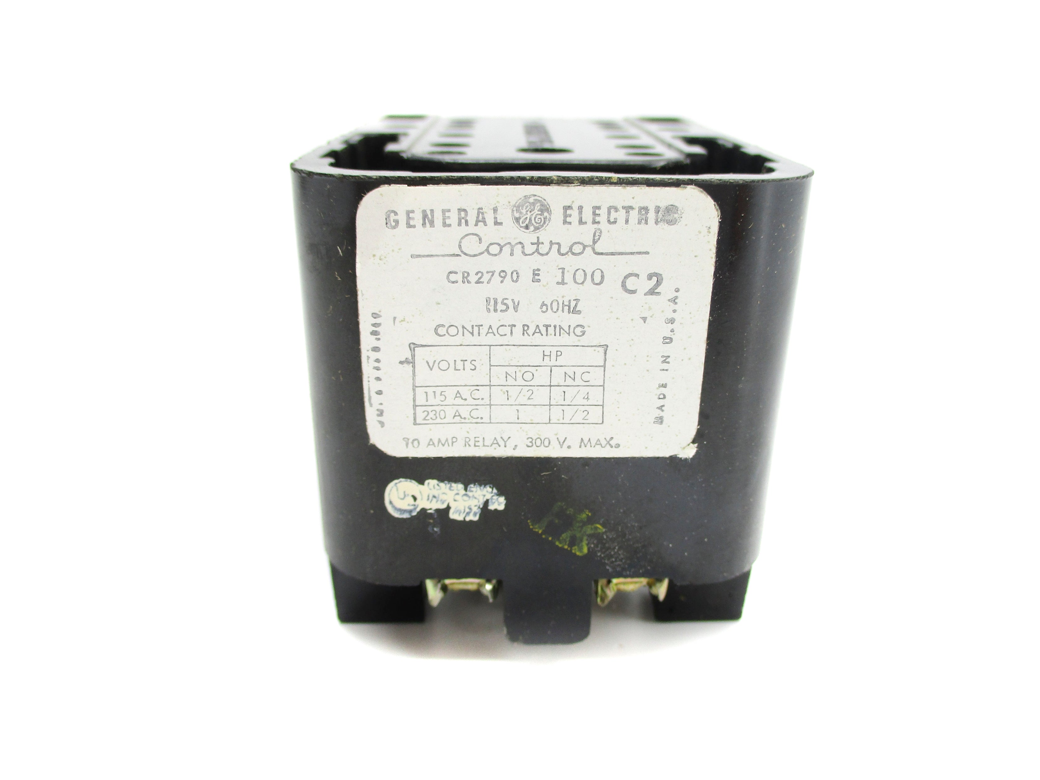 GENERAL ELECTRIC CR2790E100C2 115V 10A NSNP