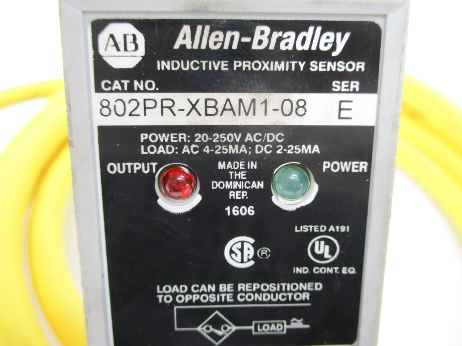 INDUSTRIAL SPARE PART 802PR-XBAM1-08 SER. E UNMP
