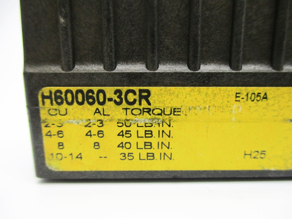 BUSSMANN H60060-3CR UNMP