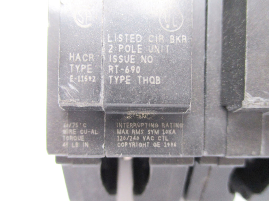 GENERAL ELECTRIC THQB250 50A 120/240VAC UNMP