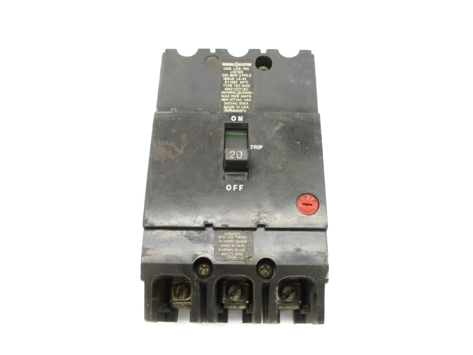 GENERAL ELECTRIC TEYM02320 20A 277VAC UNMP