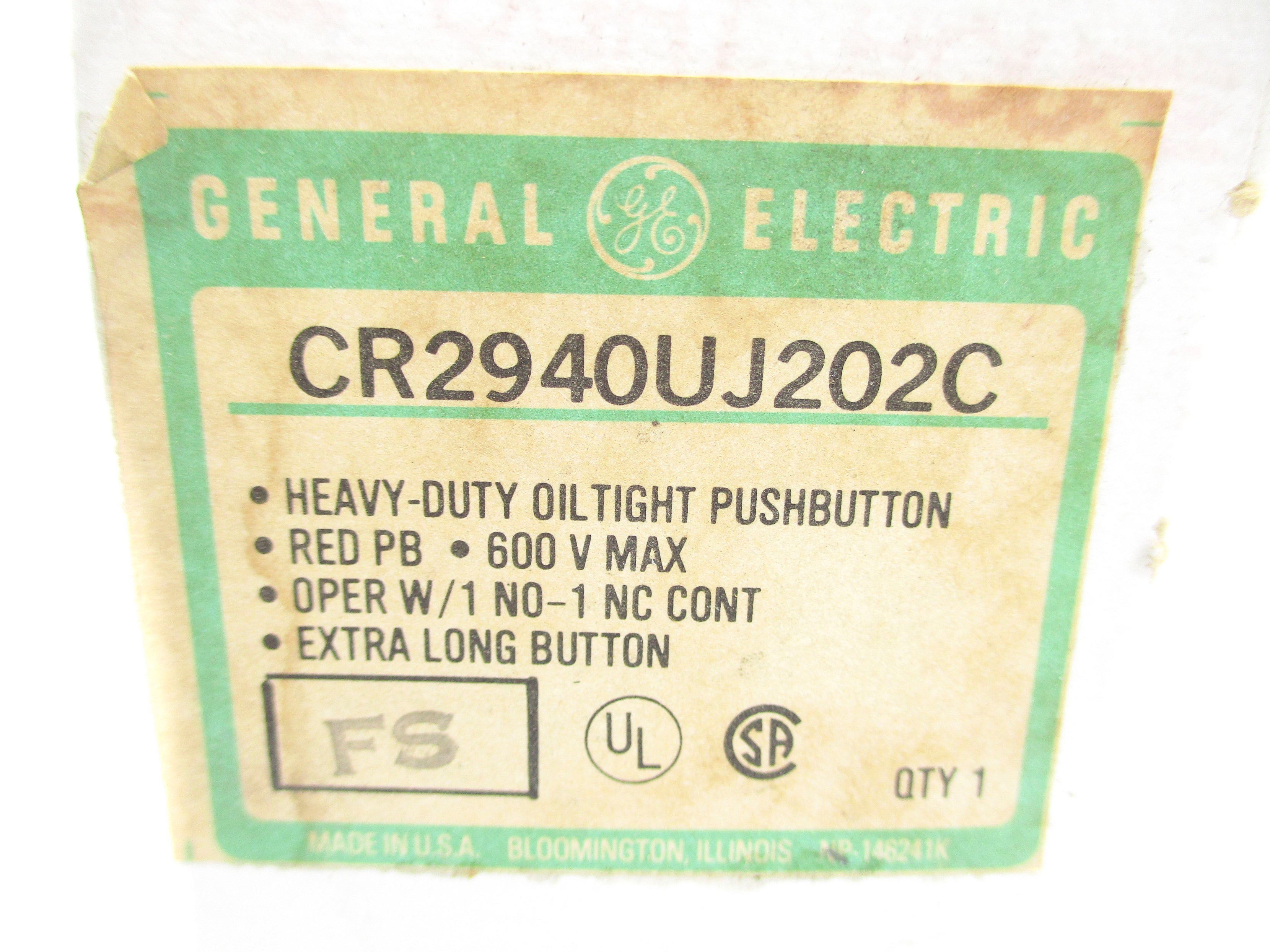 GENERAL ELECTRIC CR2940UJ202C NSMP