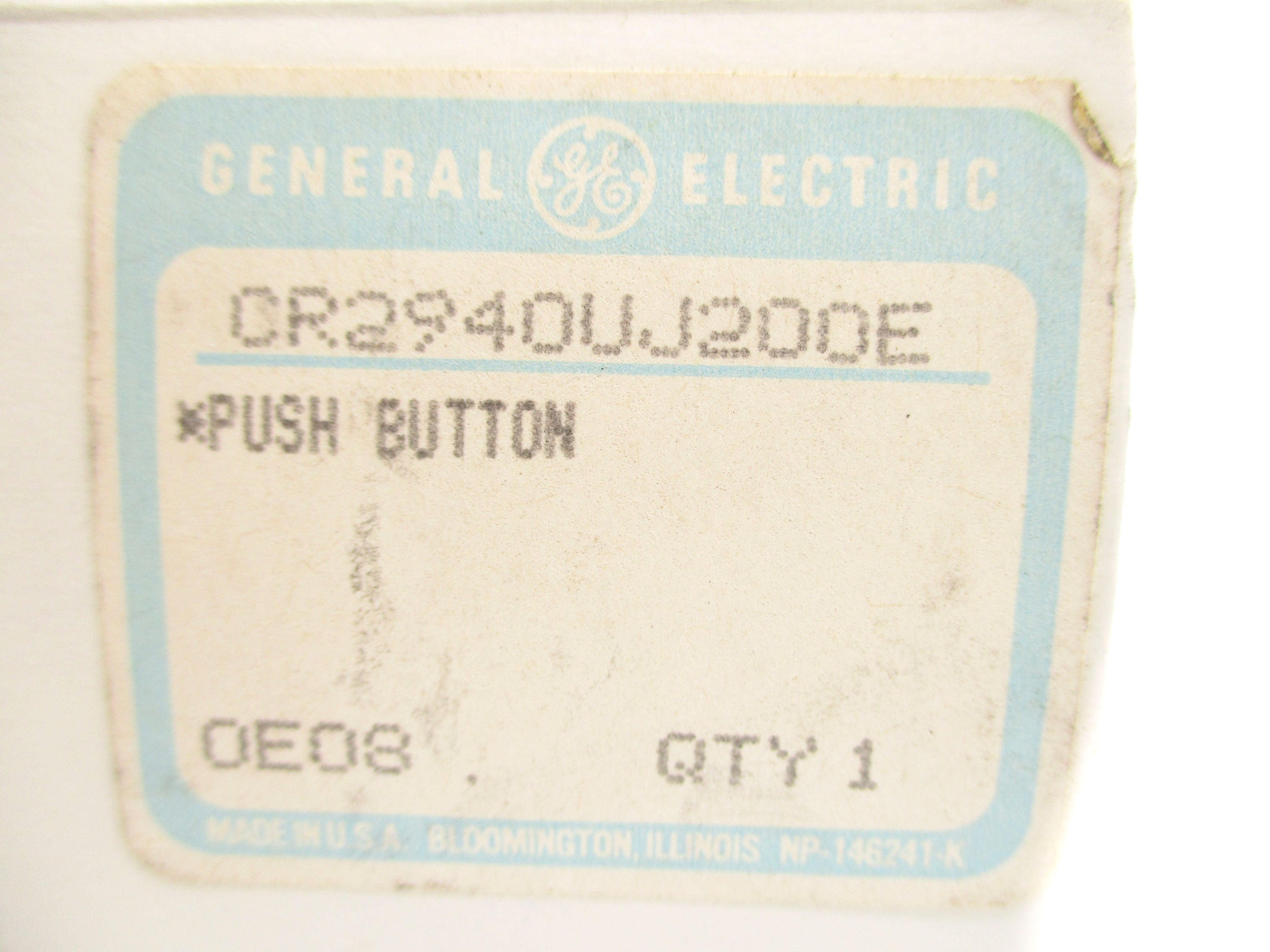 GENERAL ELECTRIC CR2940UJ200E NSMP