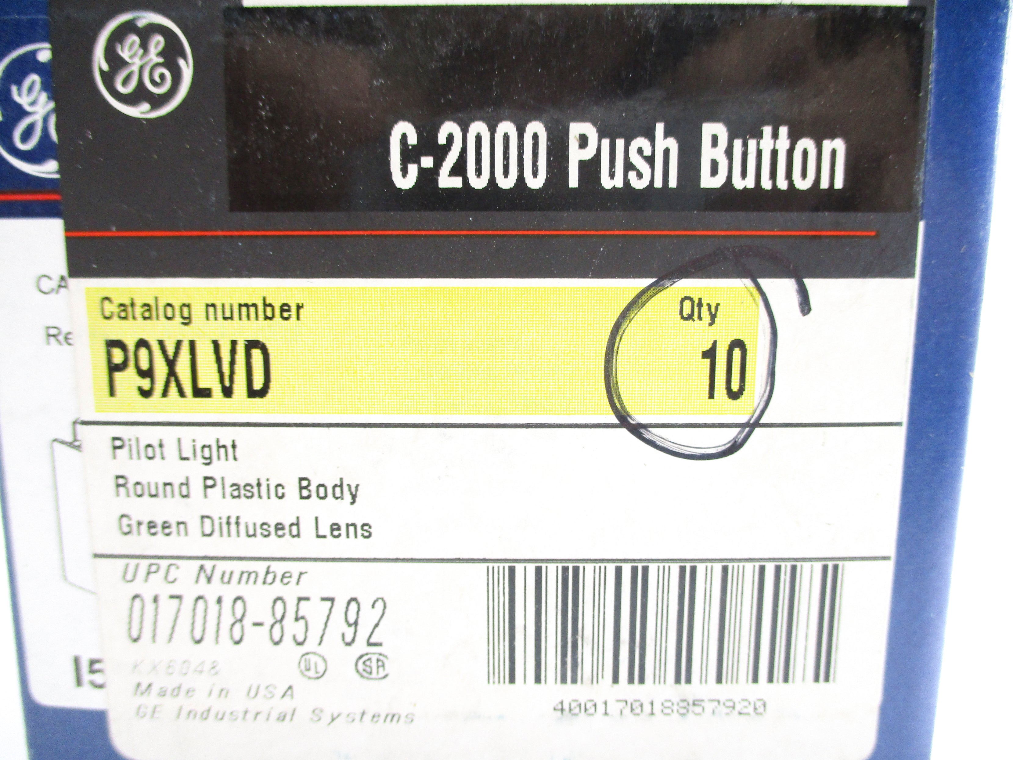 GENERAL ELECTRIC P9XLVD (PKG OF 10) NSMP
