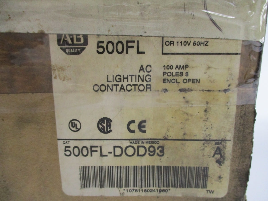 INDUSTRIAL SPARE PART 500FL-DOD93 SER. A 120V (BR/WH) NSMP