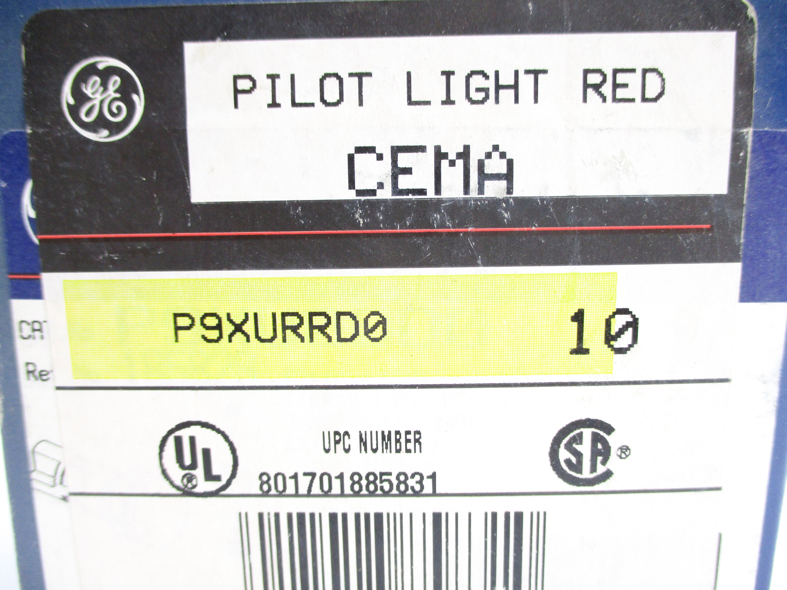 GENERAL ELECTRIC P9XURRD0 (PKG OF 10) NSMP