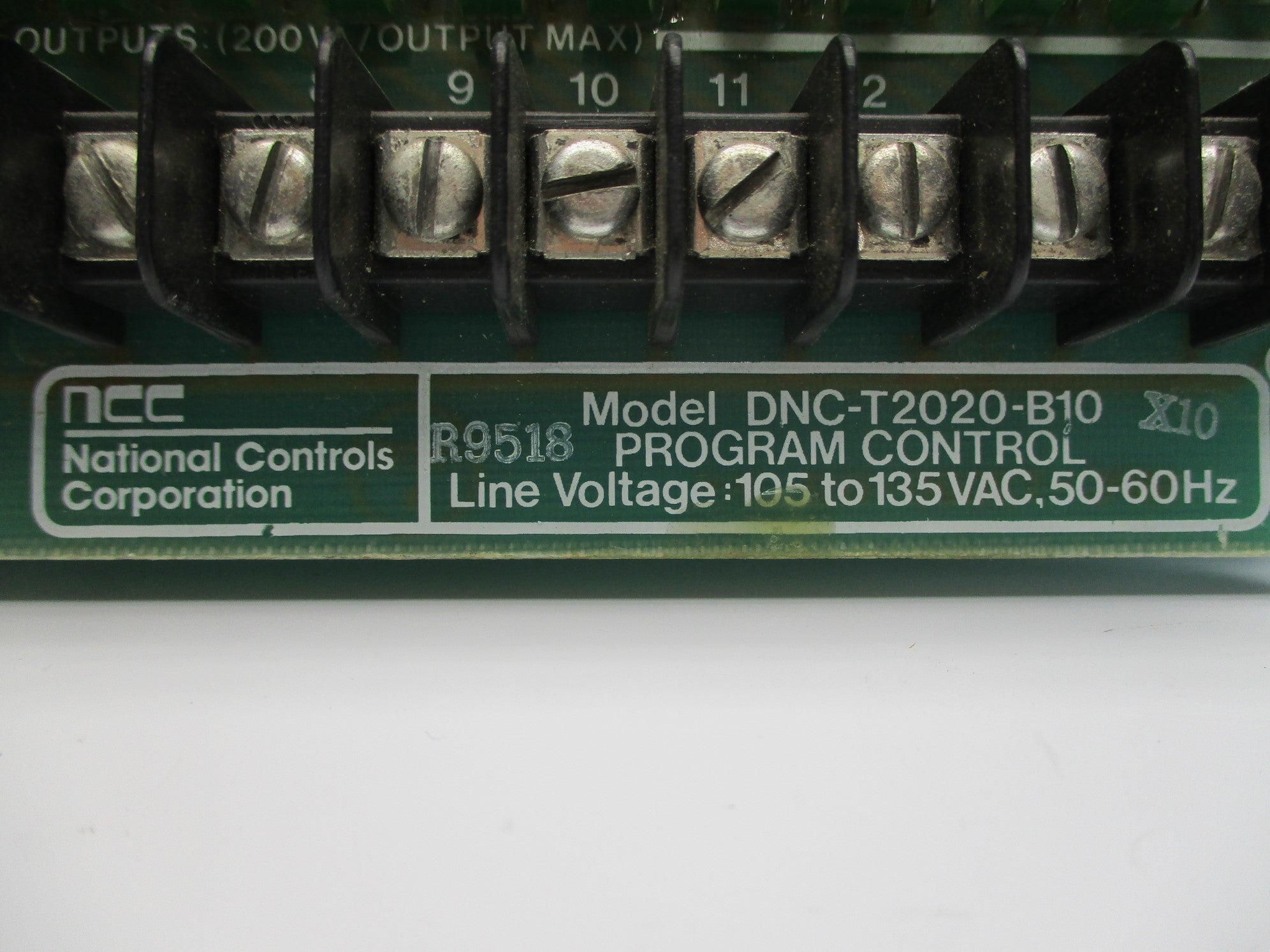 NCC DNC-T2020-B10 UNMP
