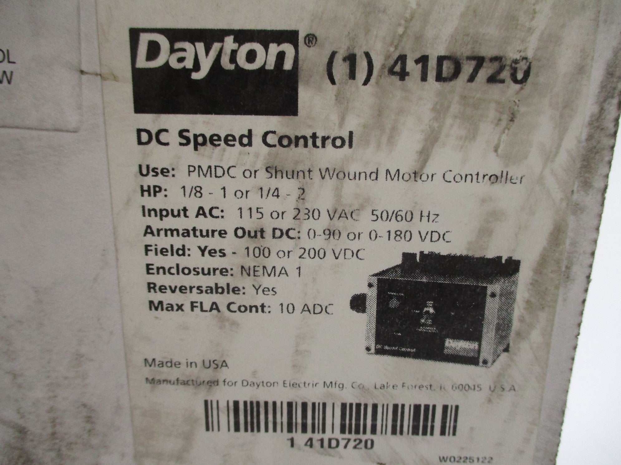 DAYTON 41D720 NSMP