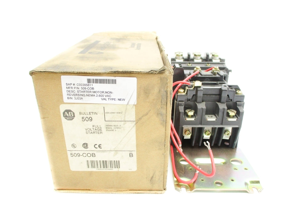 ALLEN BRADLEY 509-COB SER. B 460/480V (BR/WH) NSMP