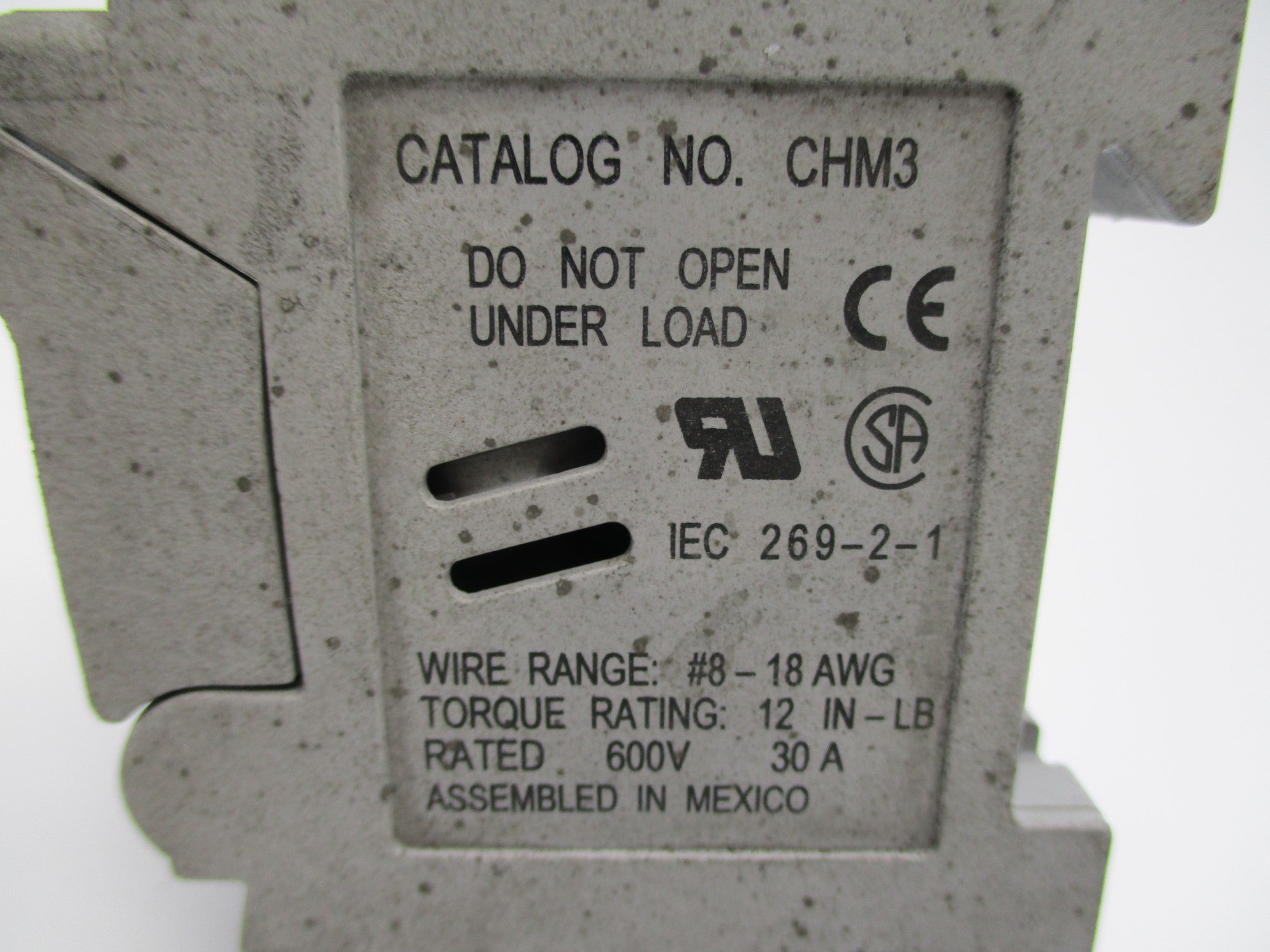 BUSSMAN CHM3 UNMP
