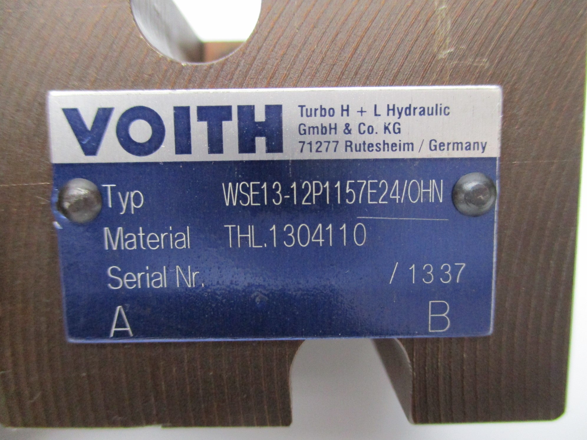 VOITH WSE13-12P1157E24/0HN NSNP