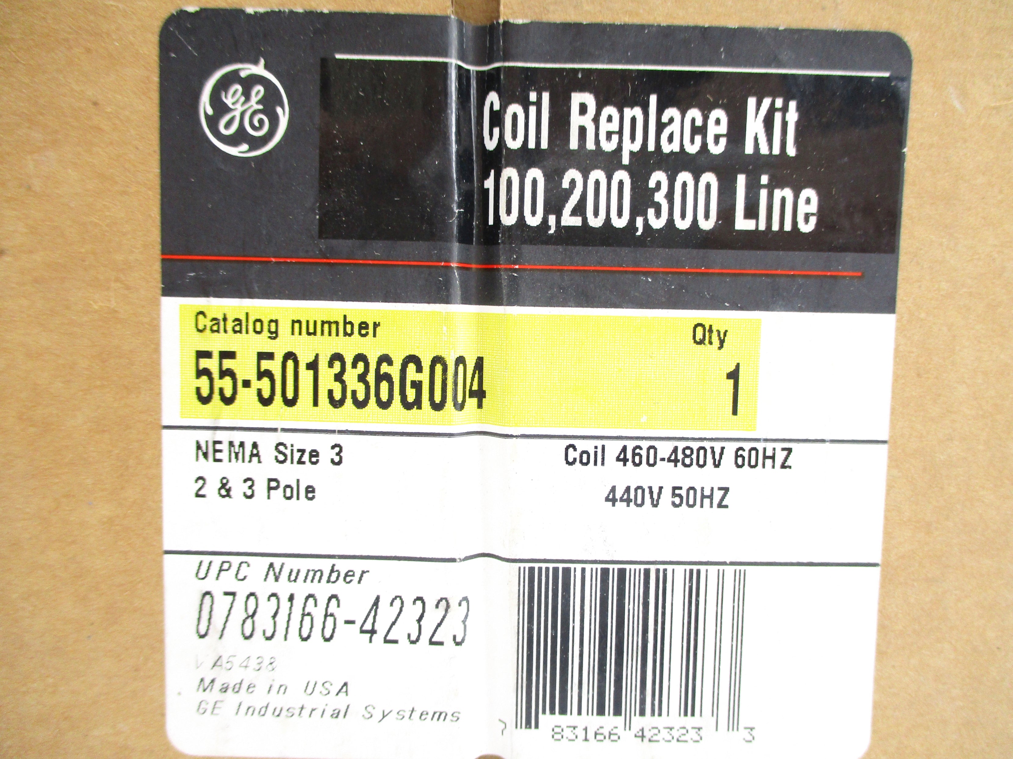 GENERAL ELECTRIC 55-501336G004 SER. A  440-480V NSFS