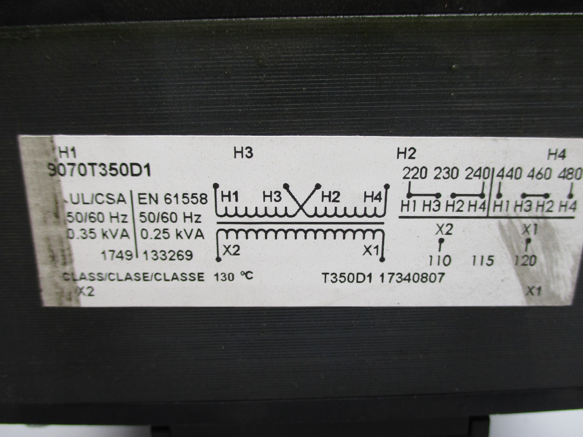 SQUARE D 9070T350D1 0.35KVA UNMP