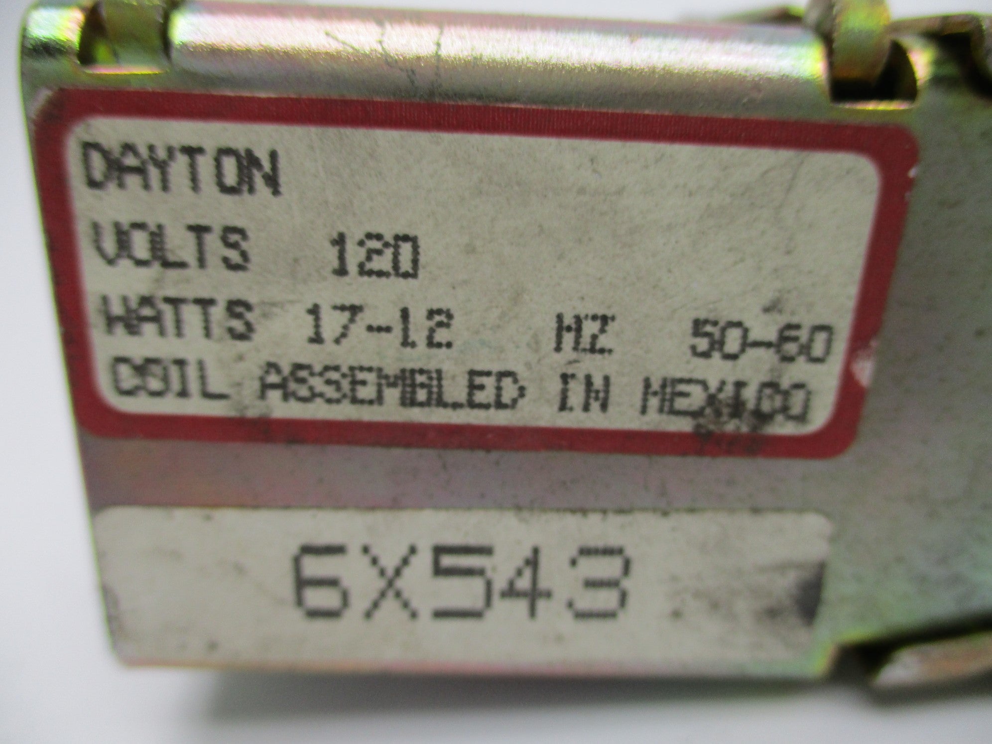 DAYTON 6X543 120V UNMP