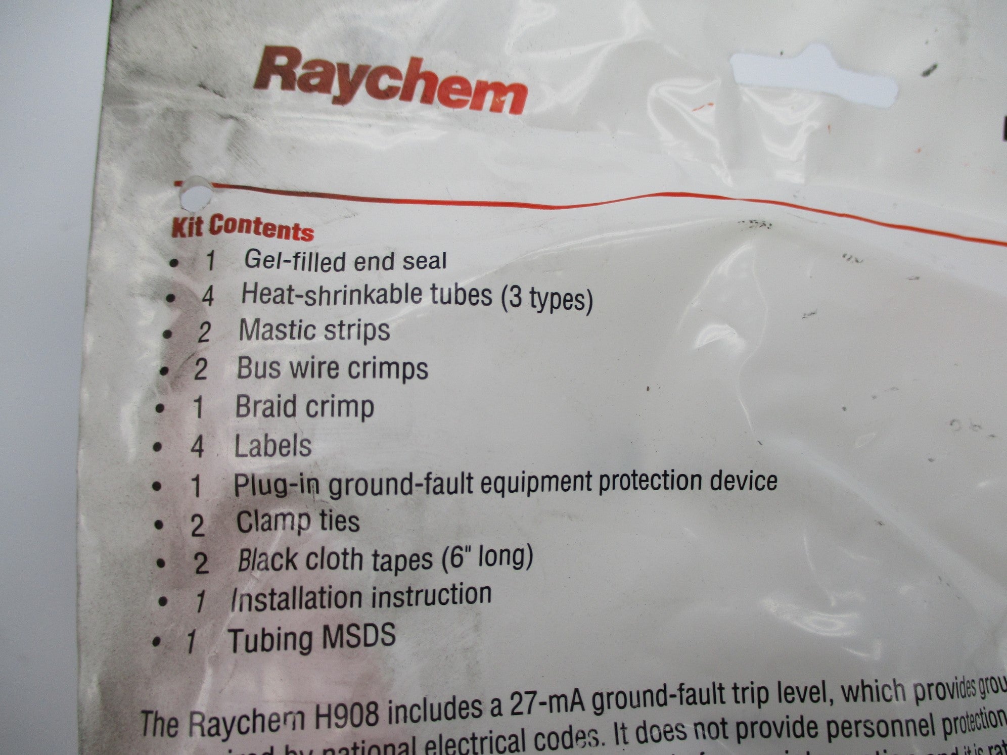 RAYCHEM WGRD-H908 NSMP