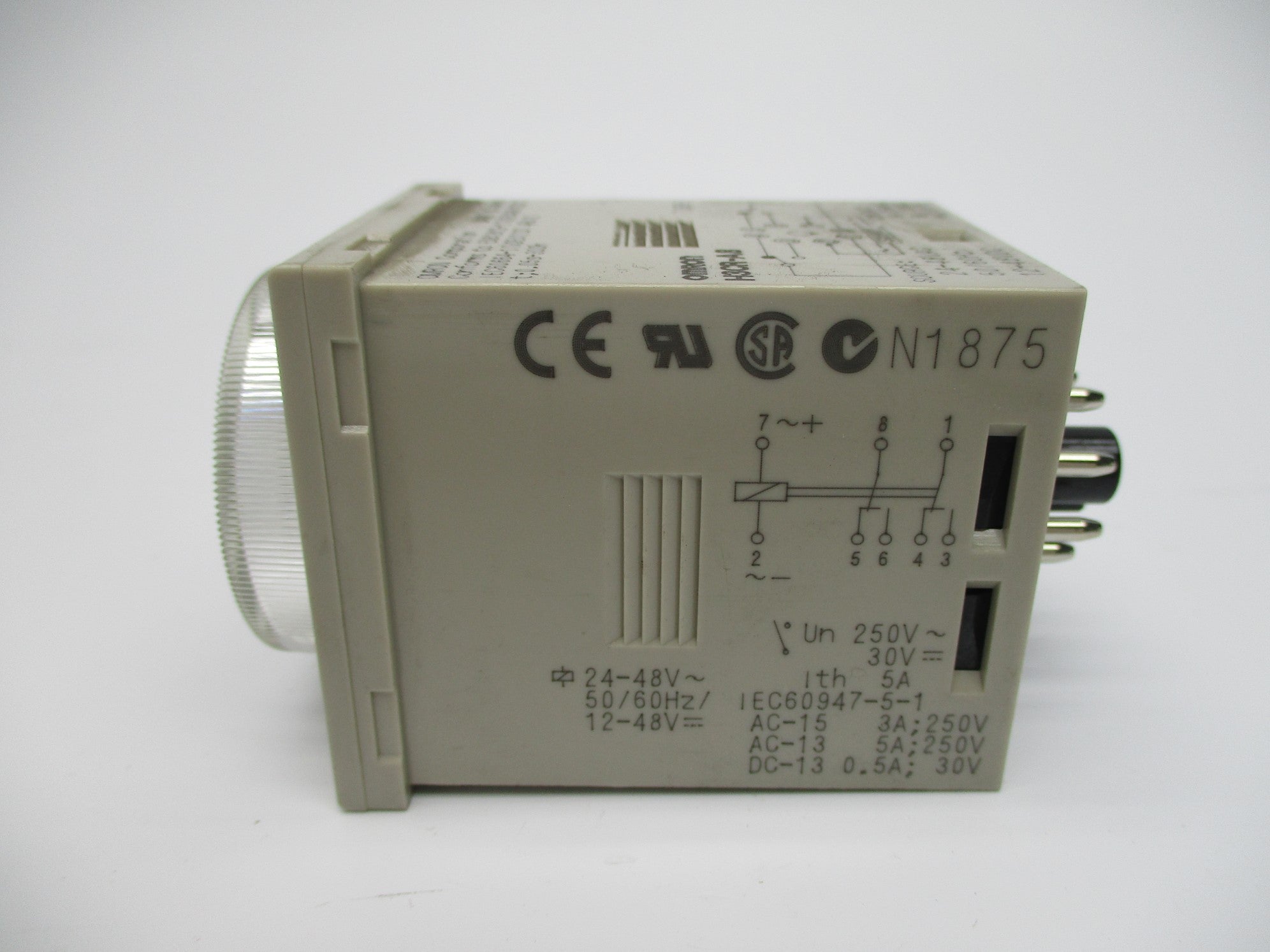 OMRON H3CR-A8 0.05S-300H 12/48VAC/DC 5A NSNP