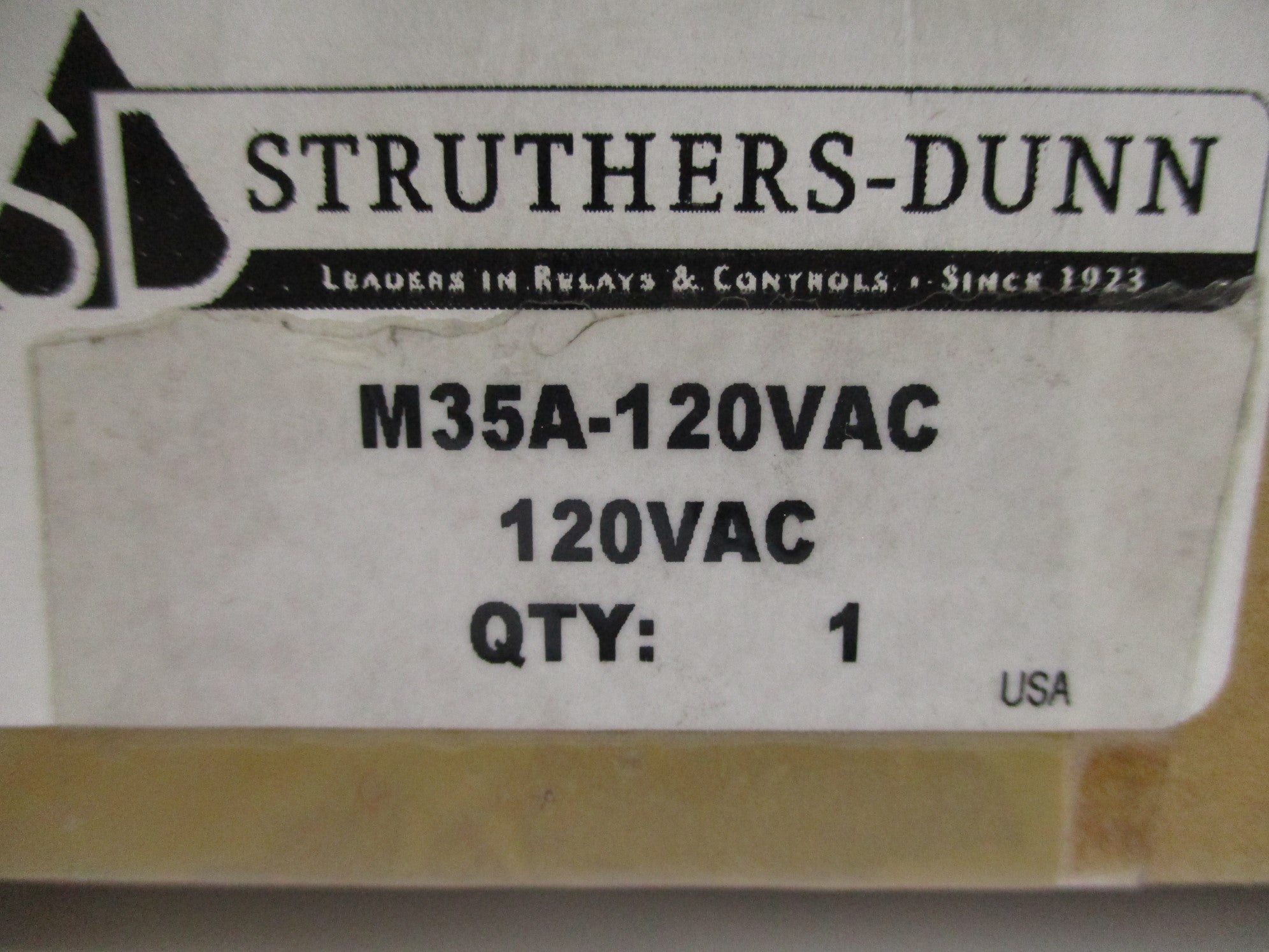 STRUTHERS-DUNN M35A-120VAC 120VAC NSMP