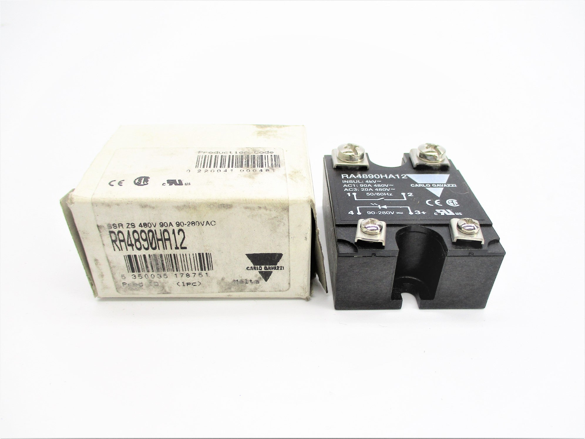 CARLO GAVAZZI RA4890HA12 480V 90A 90-280V NSMP