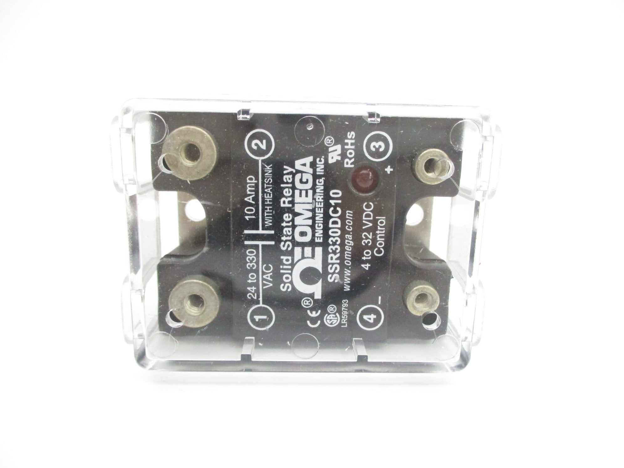 OMEGA SSR330DC10 24-330VAC 10A 4-32VDC NSMP