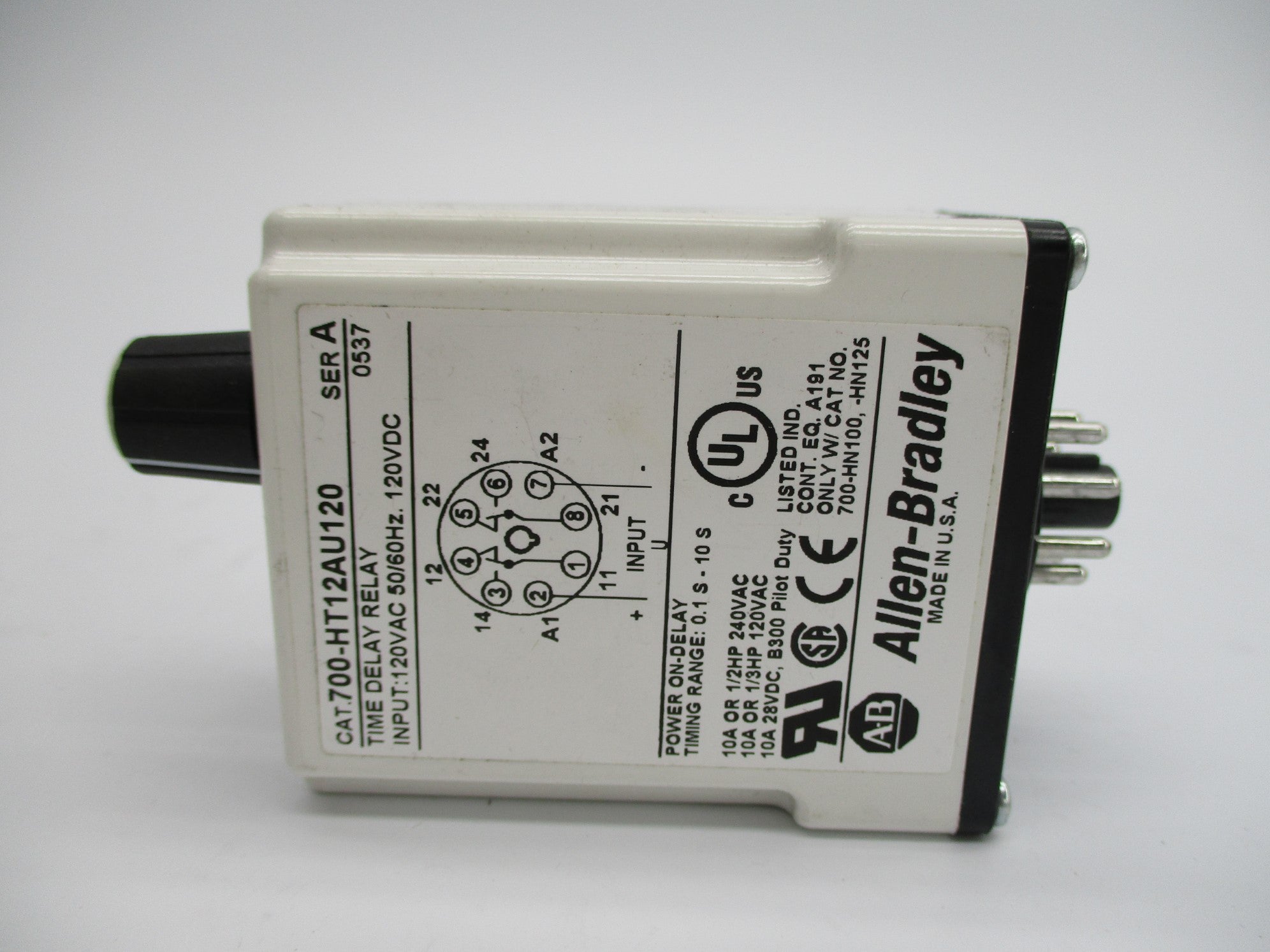 INDUSTRIAL SPARE PART 700-HT12AU120 SER. A 0.1-10S 120VAC/DC (WH) NSMP
