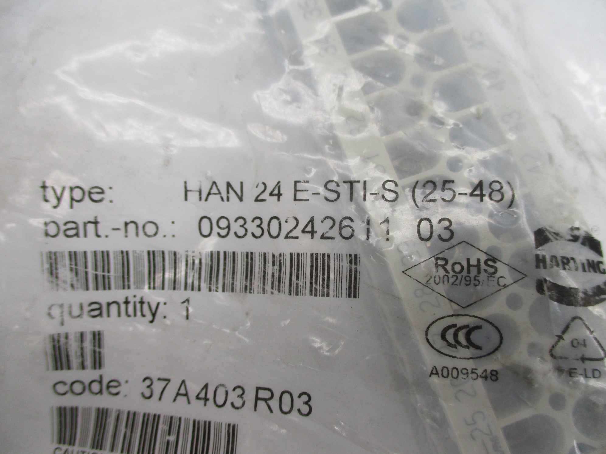 HARTING 0933024261103 HAN24E-STI-S(25-48) NSMP