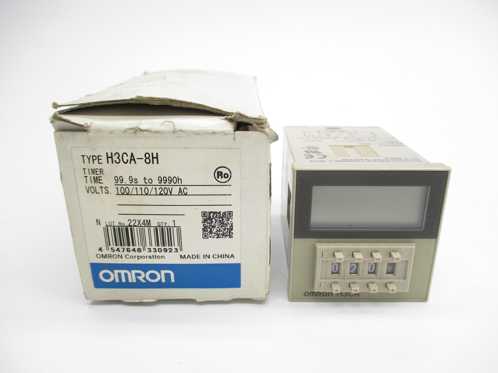 OMRON H3CA-8H 100/110/120VAC 3A 99.9S-9990H NSMP