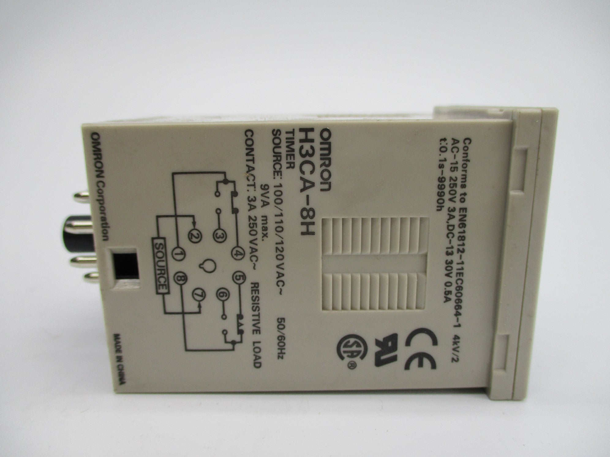 OMRON H3CA-8H 100/110/120VAC 3A 99.9S-9990H NSMP