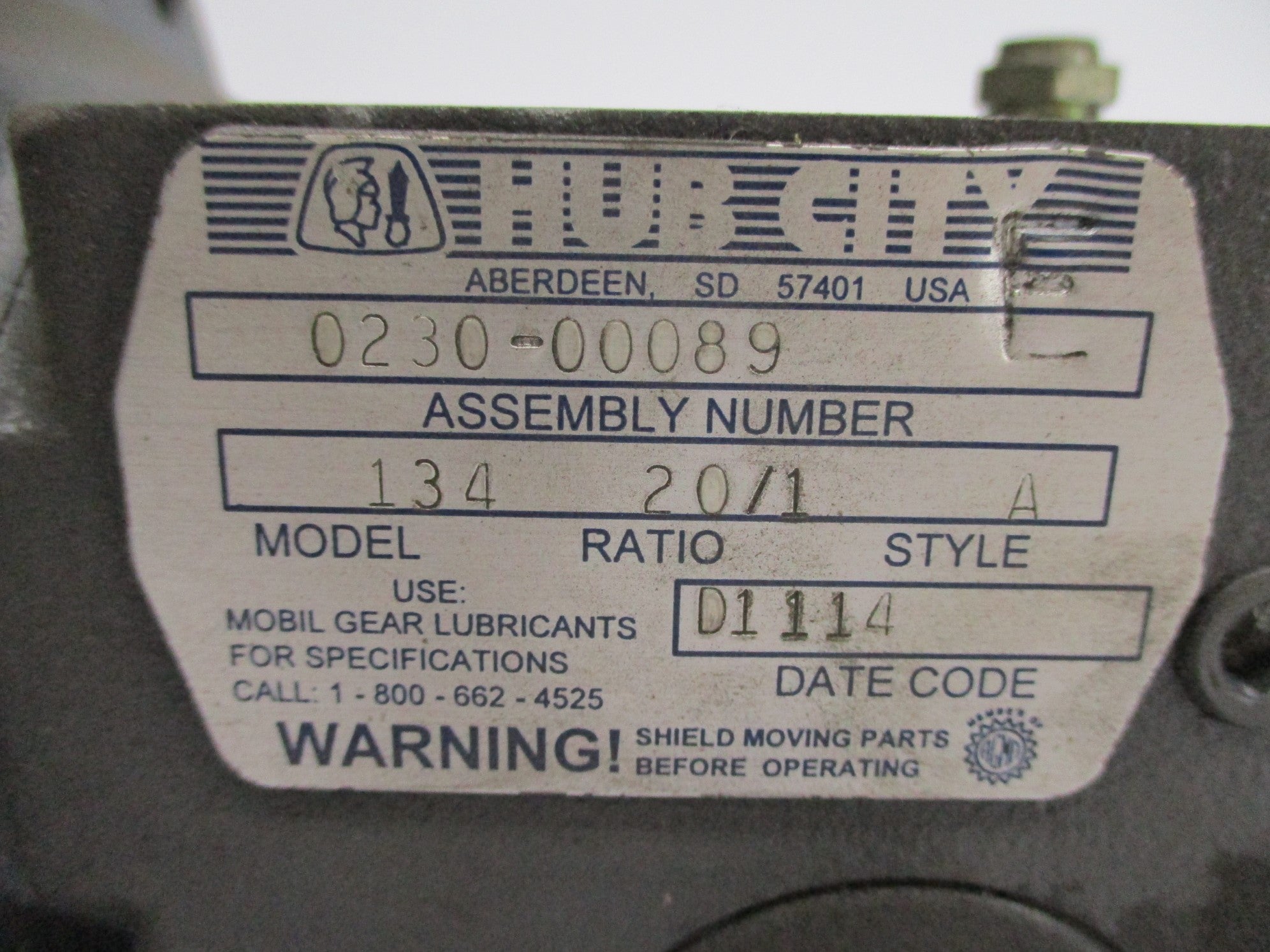 HUB CITY 0230-00089 UNMP