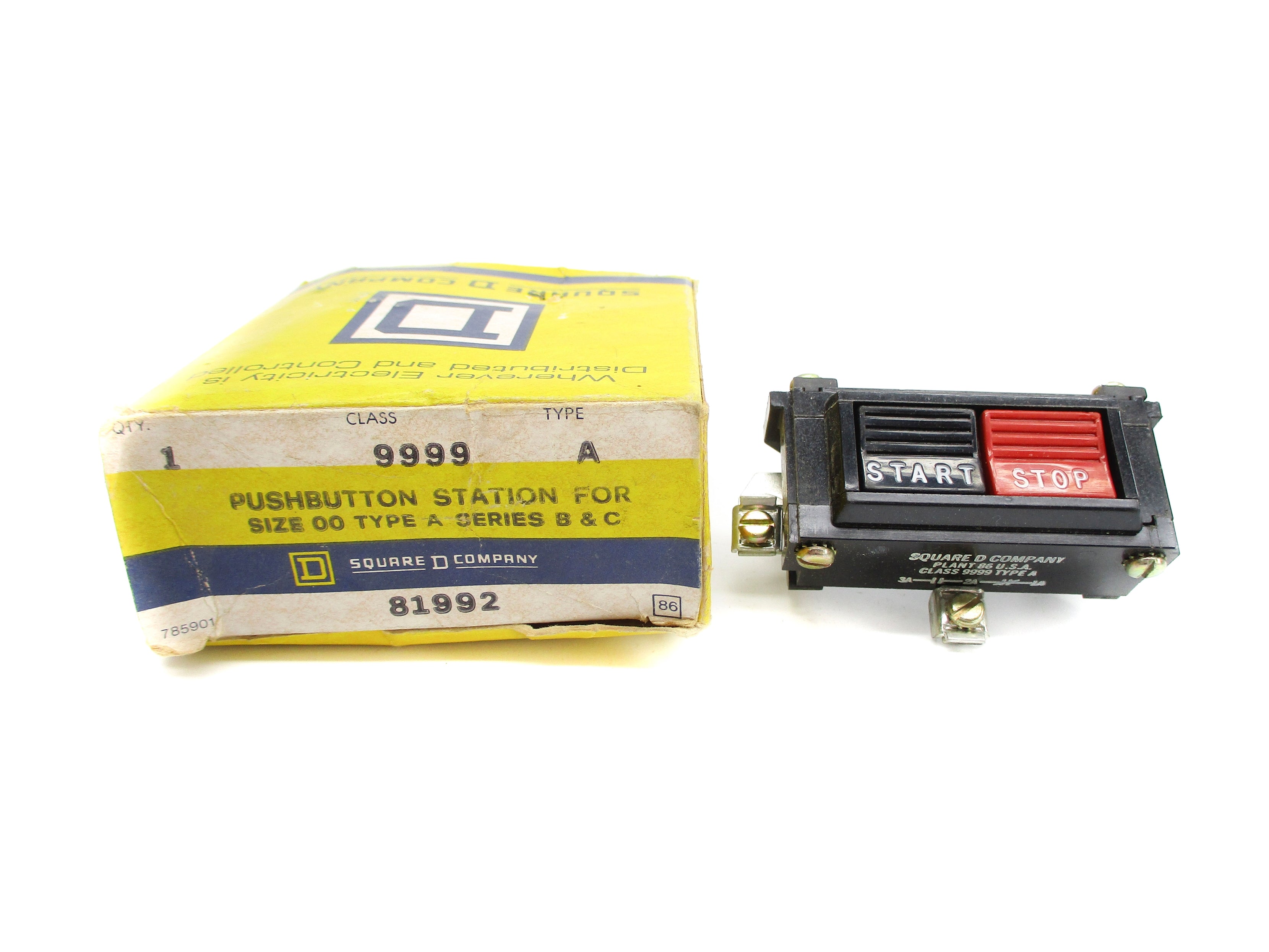 SQUARE D 9999A SER. B&C NSMP
